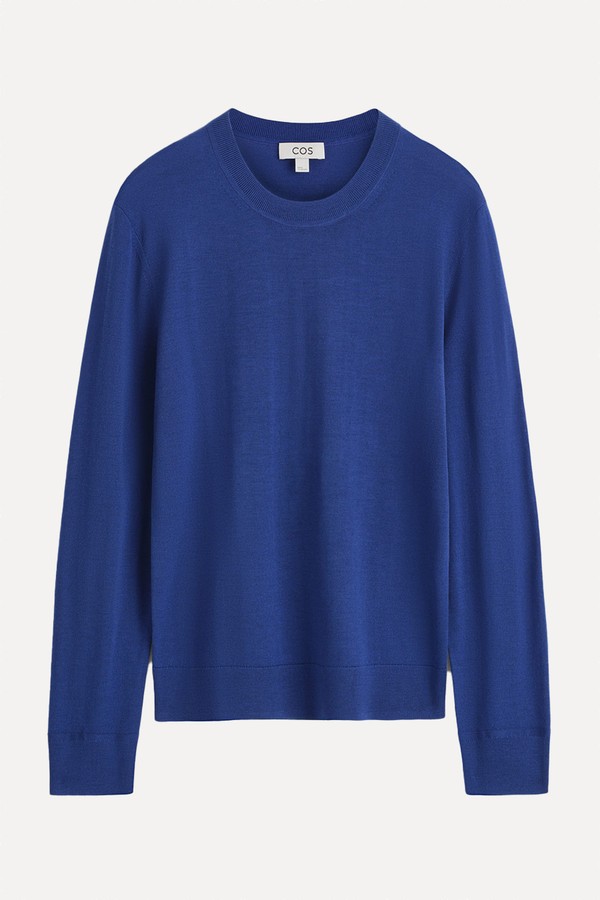 Slim Merino Wool Crew-Neck Jumper from COS