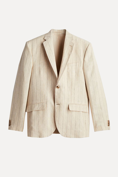 Regular Fit Linen Jacket from H&M