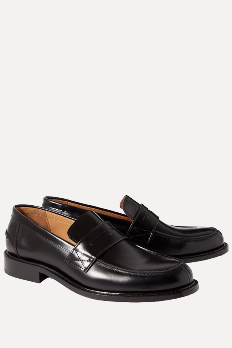 Scott Polished-Leather Penny Loafers from Mr P.