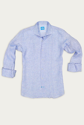 Blue Fiji Linen Shirt from Panareha