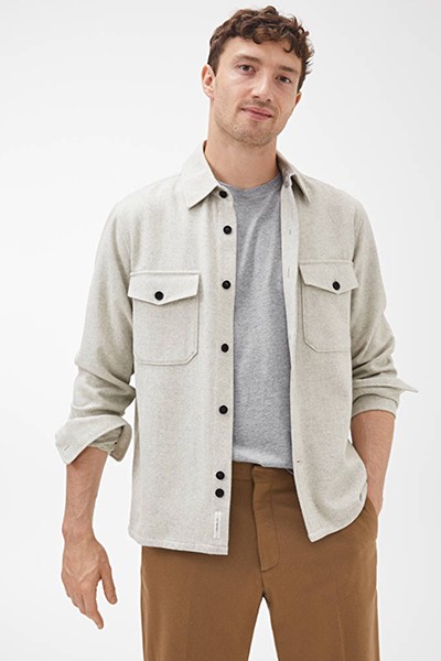 Wool Blend Overshirt