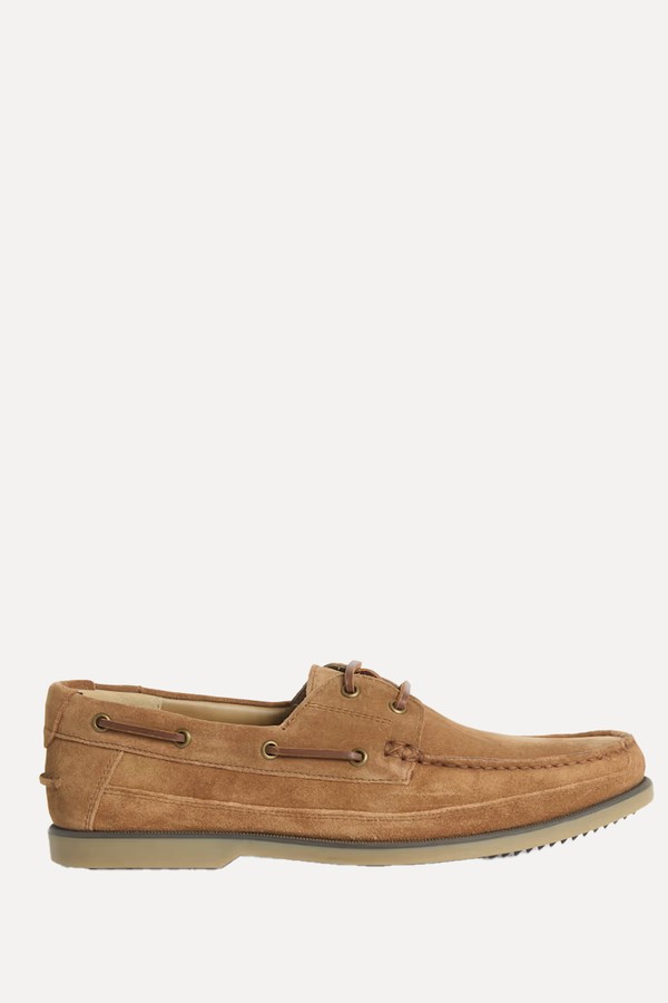 Suede Slip-On Deck Shoes