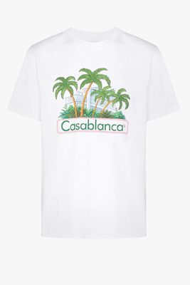 X Browns 50 Island Print T-Shirt from Casablanca