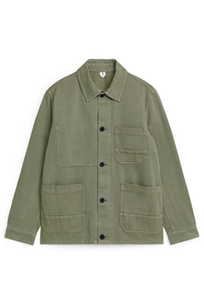 Overdyed Twill Overshirt from Arket