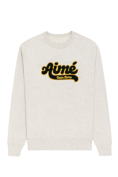 Chenille Appliqué Crewneck Sweatshirt from Aimé Leon Dore