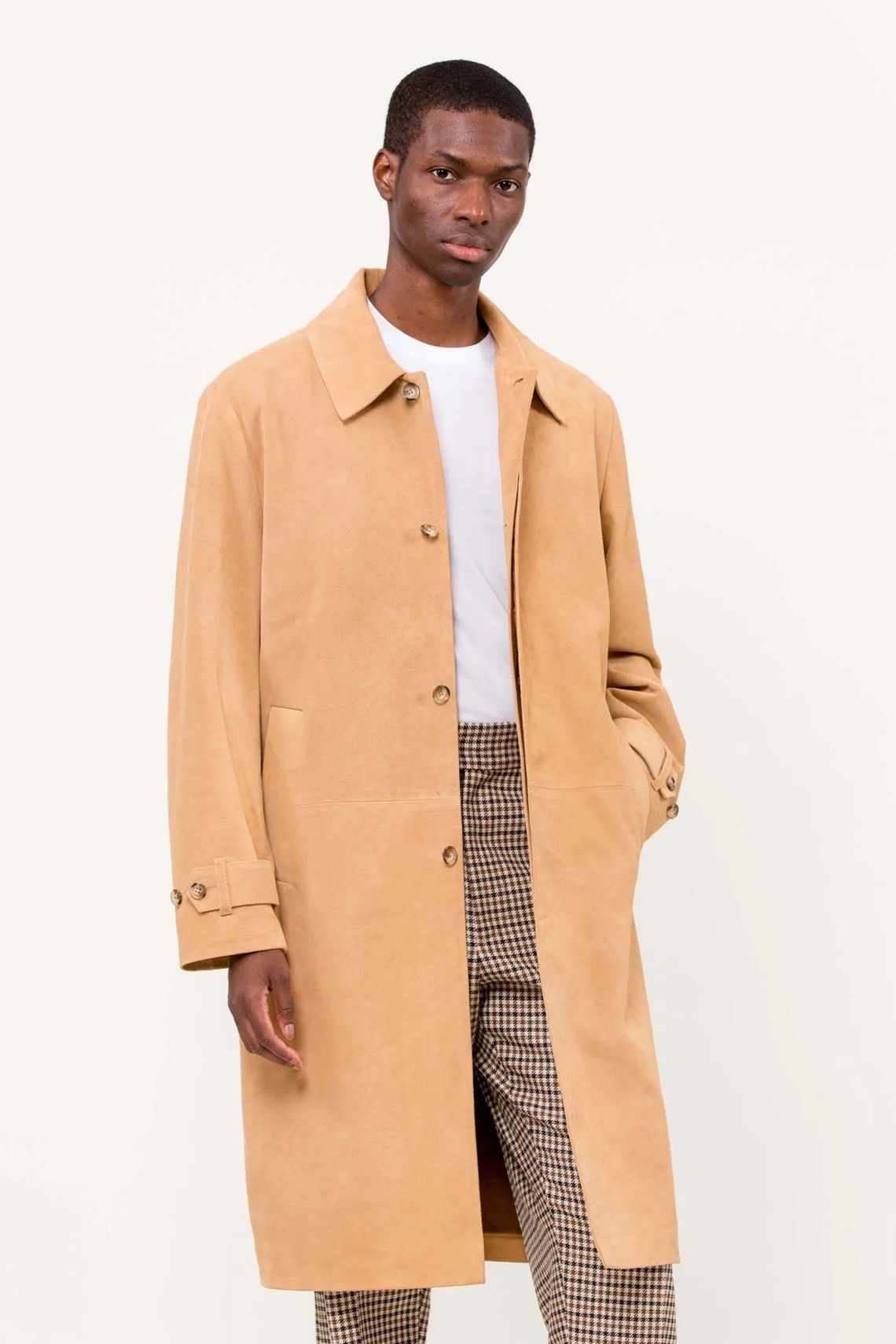 Lux Suede Overcoat