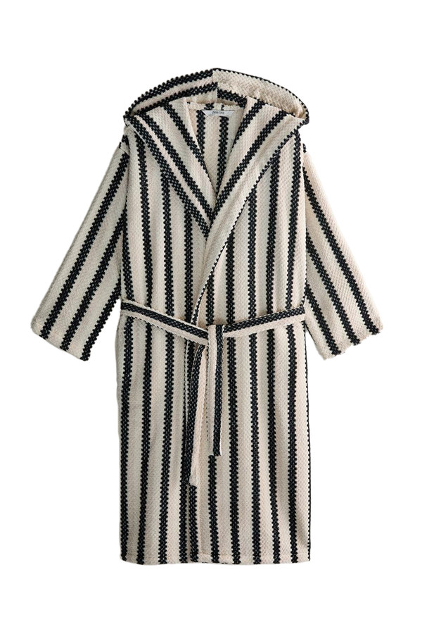 Geometric Jacquard Bathrobe from Zara