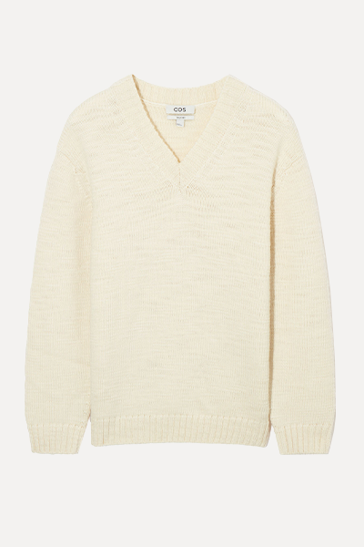 V-Neck Wool Jumper   from COS