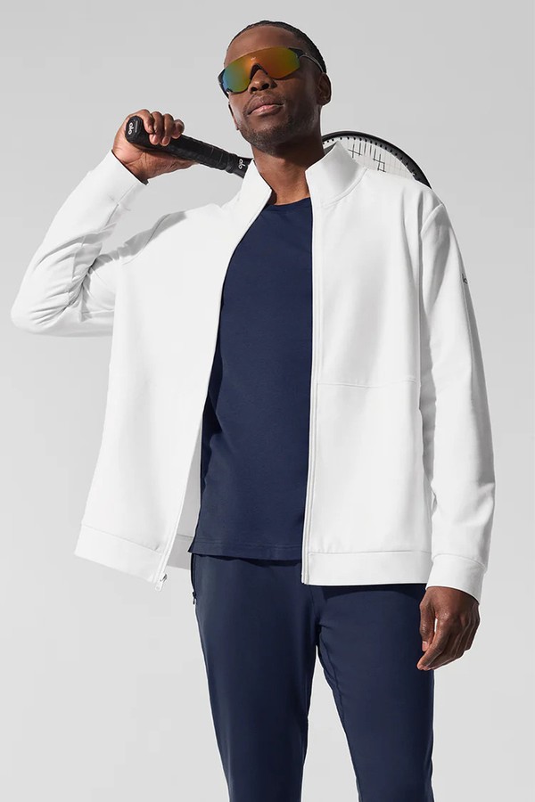 Conquer Max Mock Neck Full Zip from Alo