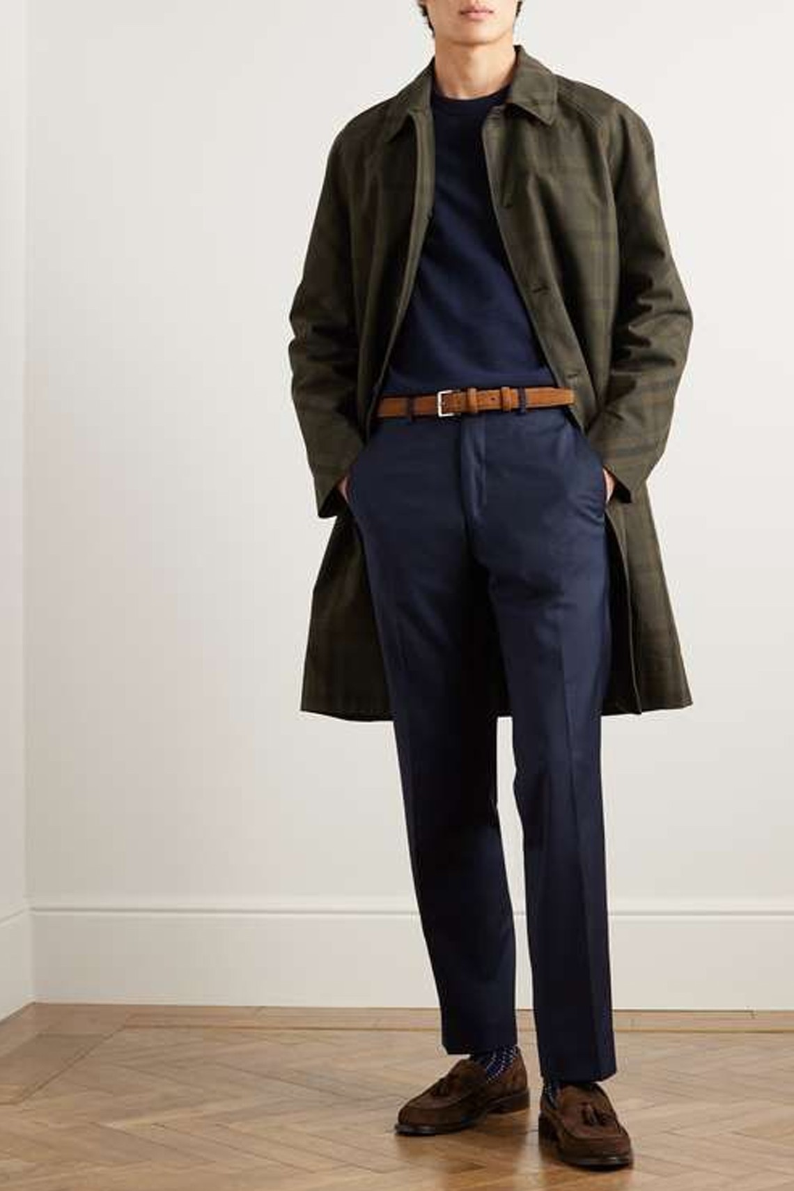 Edward Straight-Leg Wool -Twill Trousers