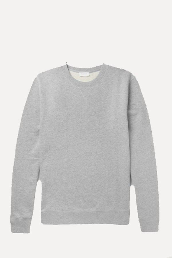 Brushed Loopback Cotton-Jersey Sweatshirt from Sunspel