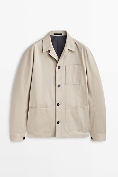 Micro Twill Cotton Overshirt