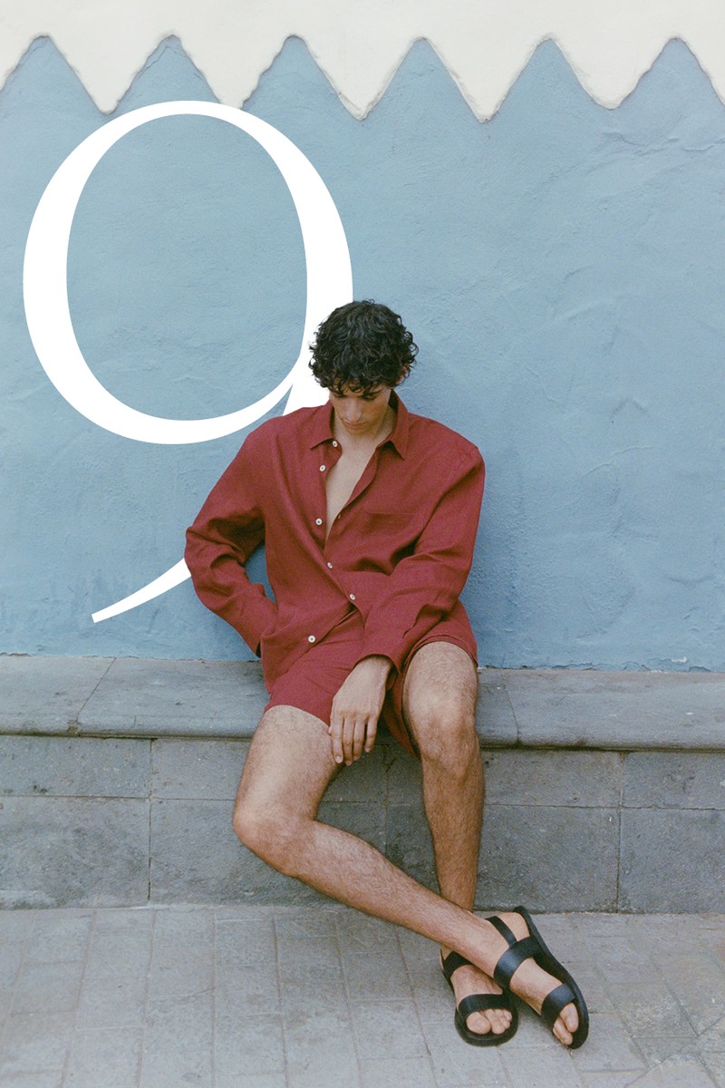 100% Linen Shirt With Pocket from Mango