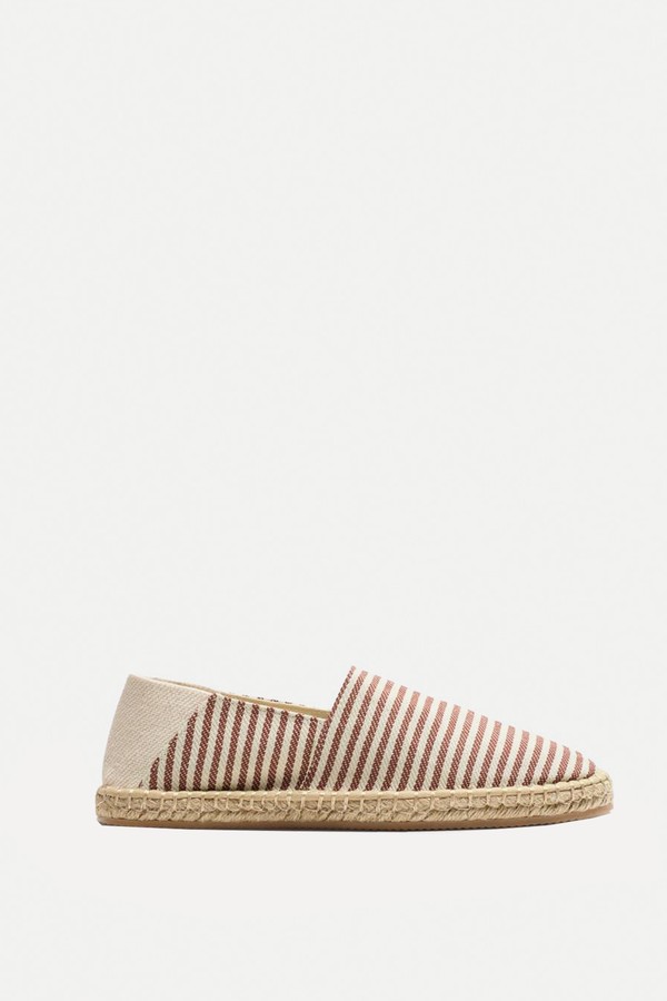 Striped Canvas Espadrilles from Zara