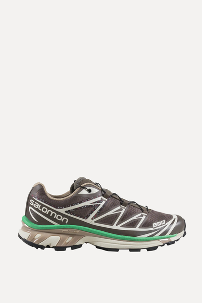 XT-6 Mindful Quick-Lace Recycled-Mesh Low-Top Trainers from Salomon