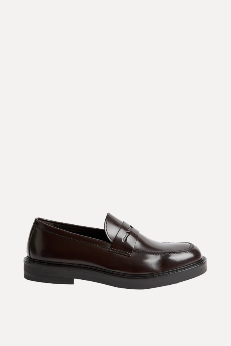Autograph  Leather Slip-On Loafers