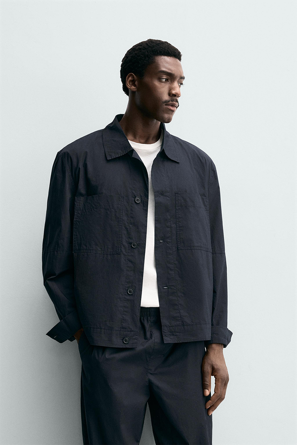 Regular Fit Poplin Overshirt
