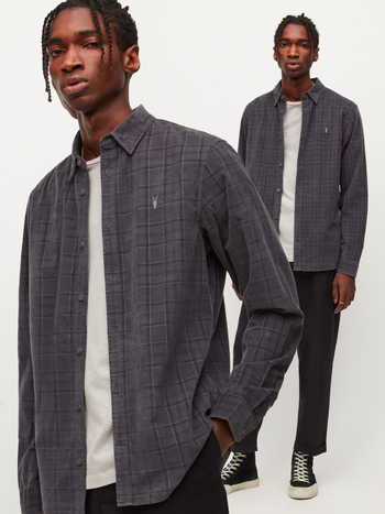 Eno Ramskull Check Shirt, £99 | AllSaints