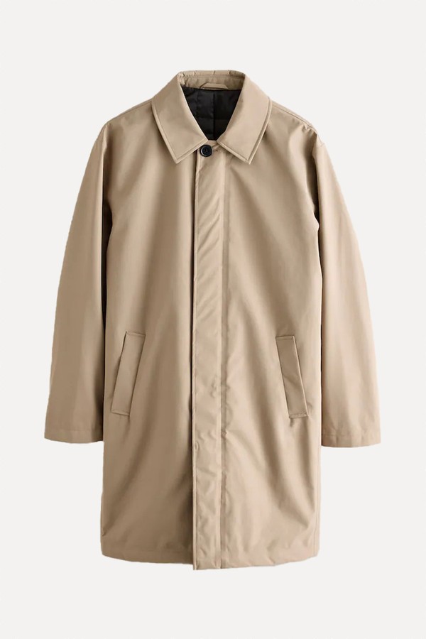 Neutral Regular Fit Waterproof Trench Coat from Next