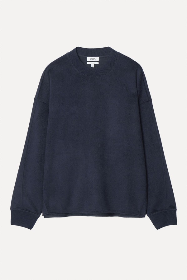 Oversized Merino-Wool Jersey Jumper from COS