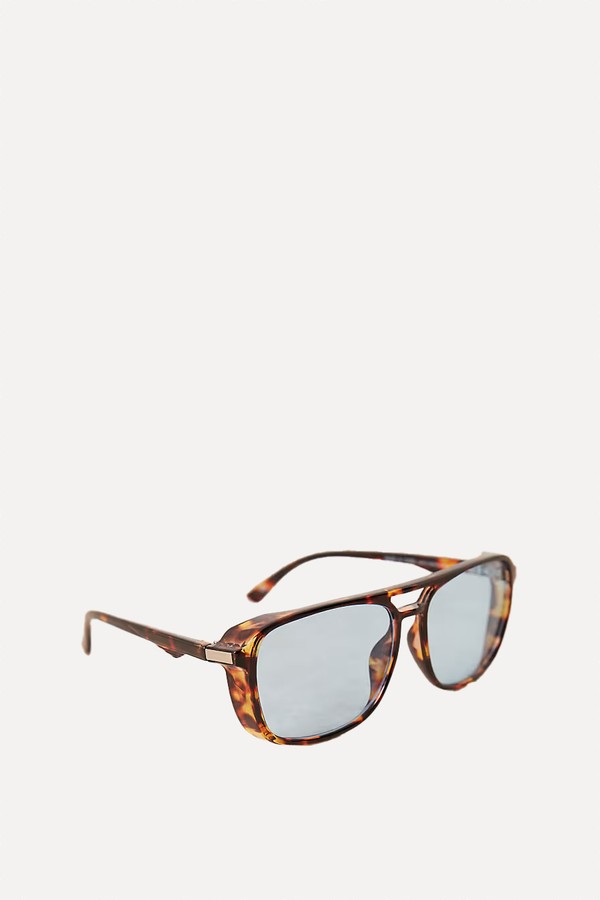 Curved Aviator Sunglasses from ASOS DESIGN