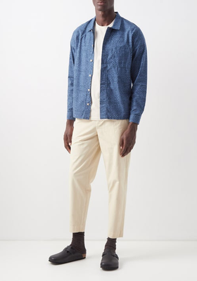 Assembly Cropped Cotton-Canvas Trousers from Folk