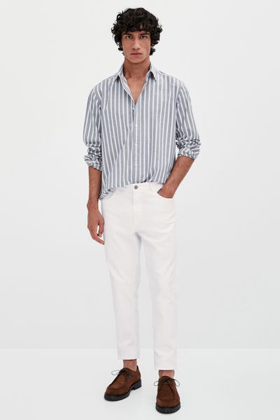 Slim-Fit Wide Striped Shirt, £49.95