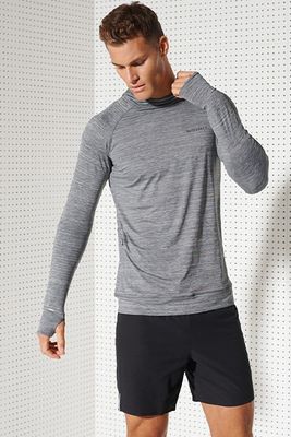 Run Hooded Mid Layer Top from Superdry
