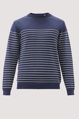 Breton Stripe Cotton Sweater from Albam