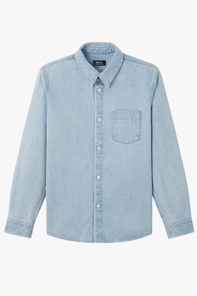 Victor Patch-Pocket Denim Shirt from A.P.C.