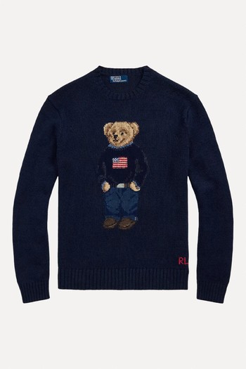 Polo Bear Cotton-Linen Jumper