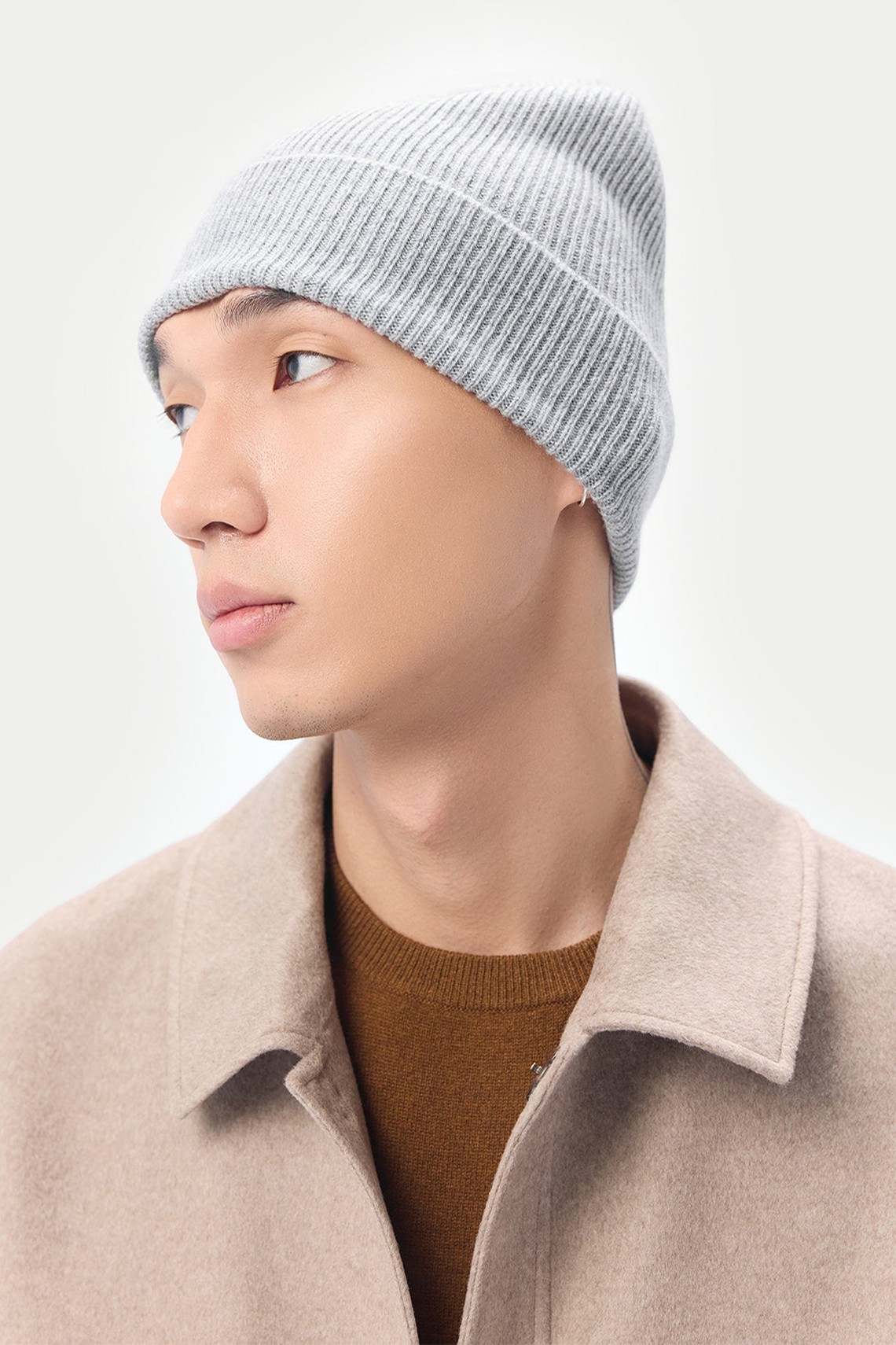 Cashmere Rib Knit Beanie from Gobi