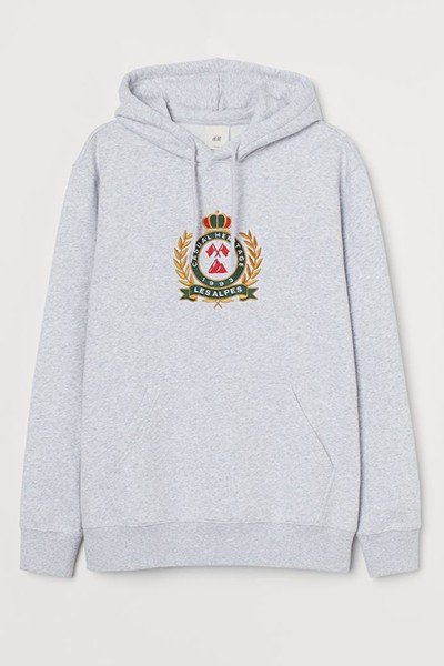 Printed Hooded Top