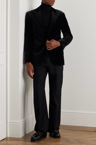 Cotton-Velvet Blazer from POLO RALPH LAUREN 