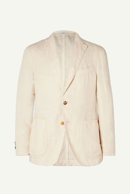 Unstructured Linen Suit Jacket from BOGLIOLI 