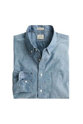 Relaxed Organic Chambray Shirt from J.Crew