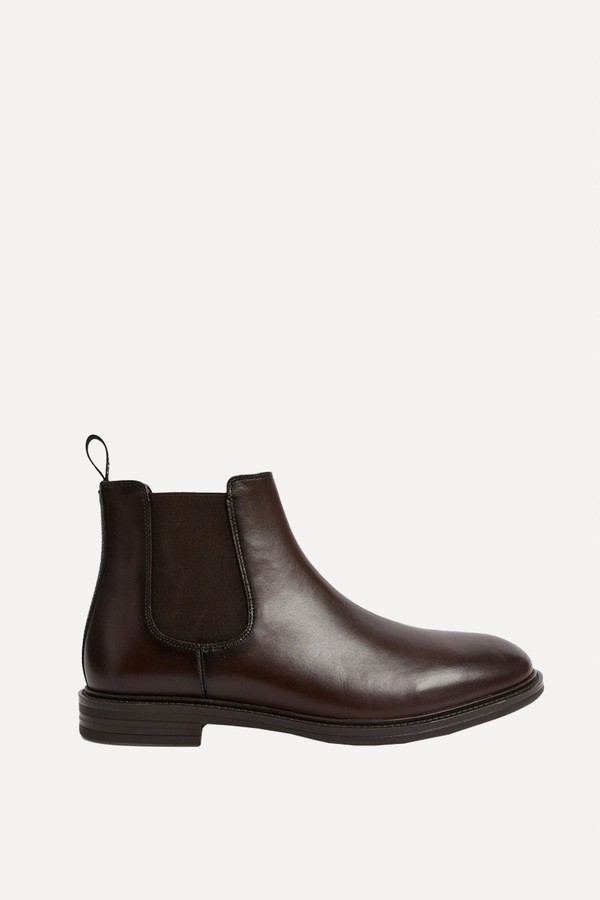 Leather Pull-On Chelsea Boots from Autograph