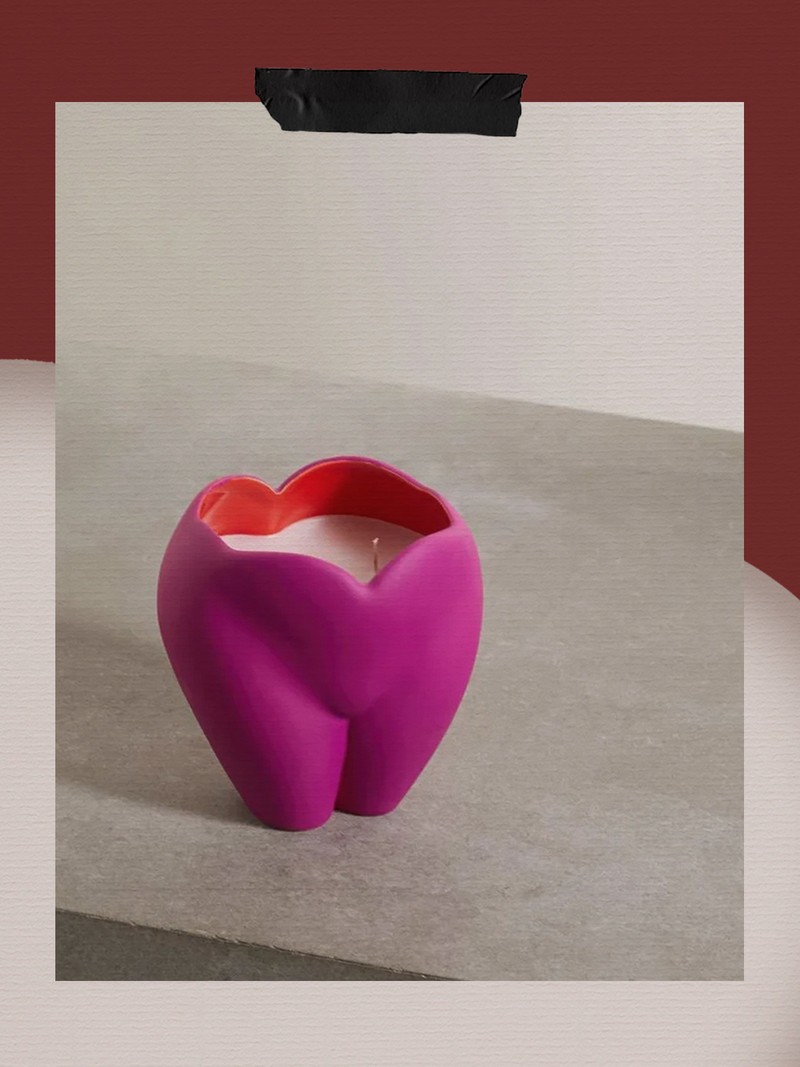 Bottom Of My Heart Earthenware Candle, £85 | ANISSA KERMICHE