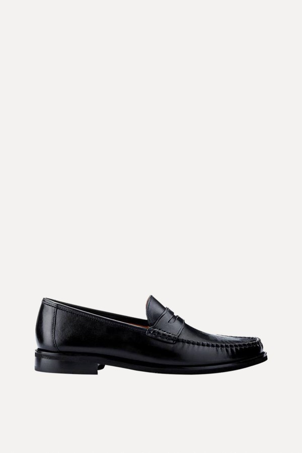 Quennell Leather Penny Loafers from Jones Bootmaker