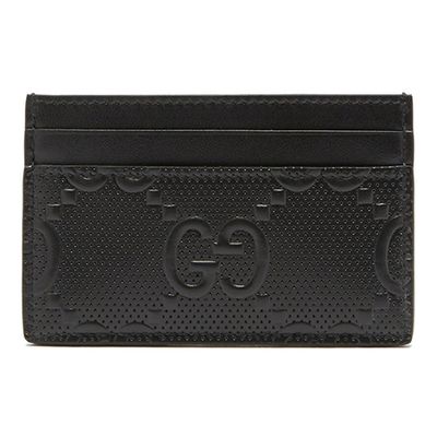 GG Embossed Leather Cardholder from Gucci
