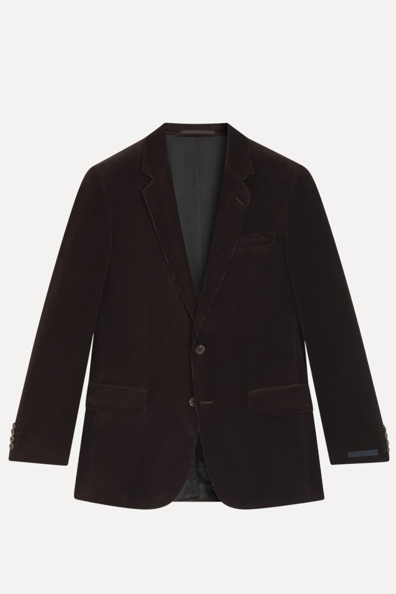 Blazer In Striped Cotton