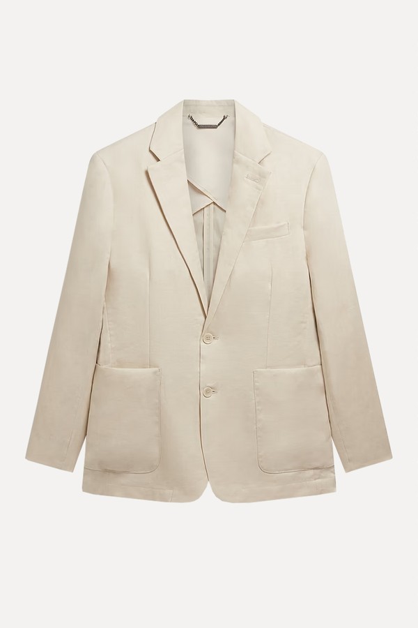 Tailored Linen Blazer