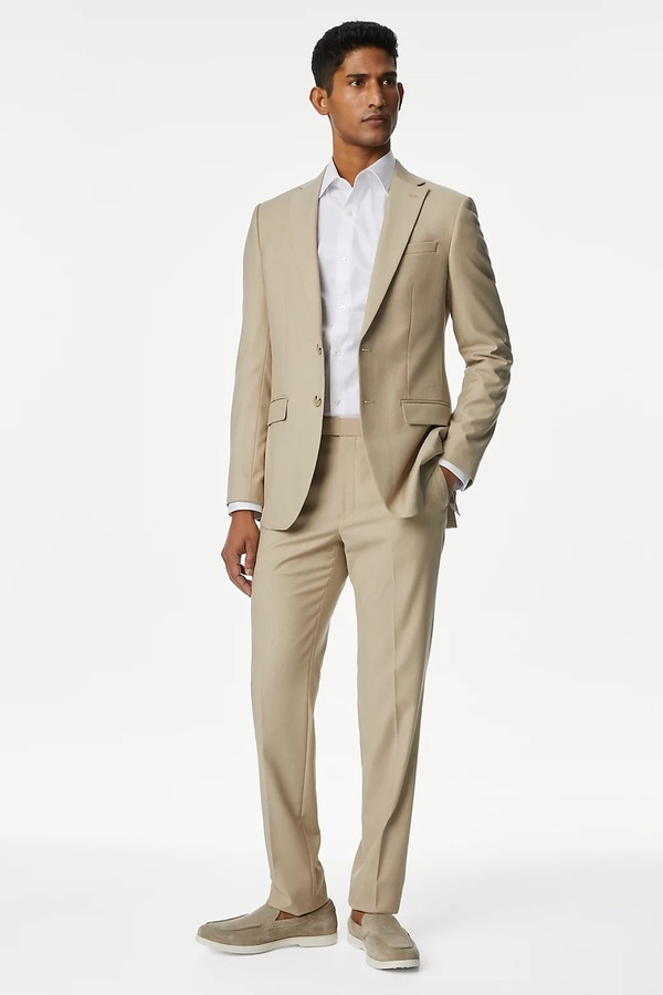 Slim Fit Stretch Suit Jacket from Marks & Spencer