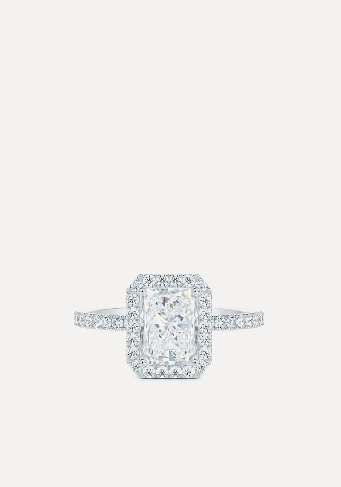 Aura Radiant Cut Diamond Ring