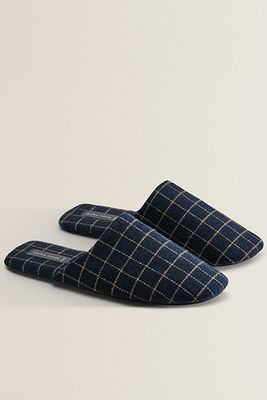 Check Slippers from Zara