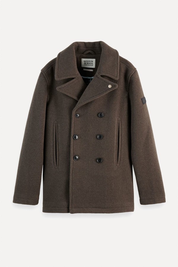 Wool Blend Peacoat from Scotch & Soda