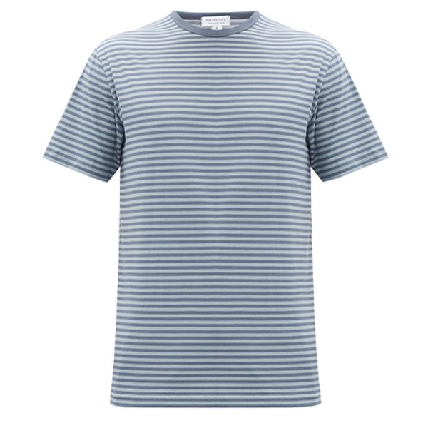 Striped Cotton Jersey T-Shirt from Sunspel