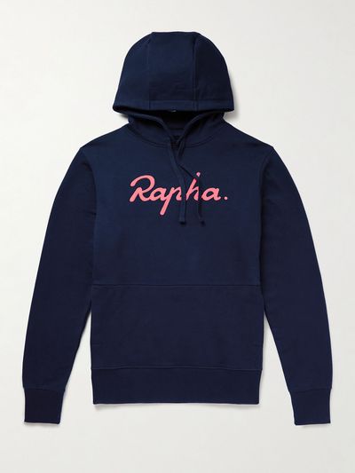 Logo Embroidered Cotton Jersey Hoodie from Rapha