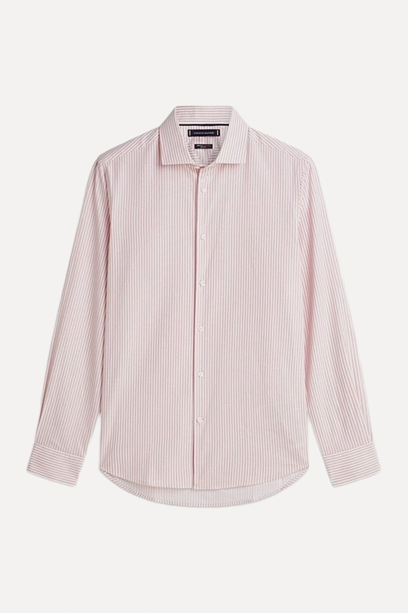 Smart Casual TH Flex Slim Fit Stripe Shirt