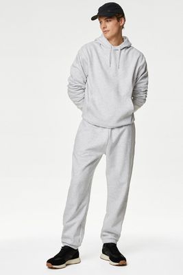 Oversized Cotton Rich Hoodie from M&S